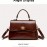 [Genuine Leather Messenger Bag] Genuine Leather Women's Messenger Bag - Classic Professional Purse with Golden-Tone Hardware, Secure Clasp Closure, Black/Coffee Brown, Elegant Handbag, Work Accessory, Vintageinspired Design, Sturdy Handles, Crossbody Purse, Stylish Travelers