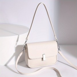 Women'S Genuine Leather Crossbody Bag - Minimalist Small Square Purse with Zipper Closure, Elegant Everyday & Formal Handbag, Durable Oil-Tanned Edges, Easy-Clean Women'S Shoulder Bag for Work, Parties, Travel - Luxury Leather Bag, Versatile Accessory, Sleek Design, Highquality Finish, Compact Handbag, Fashion Lovers, Elegant Handbag For Women, Work Bag For Women, Stylish Bag For Women, Bag For Women High Quality, Fashionable Women Bags, Bag For Lady