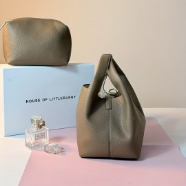 HOUSE OF LITTLEBUINNY • Versatile Modern Women's Crossbody Bag • Convertible Handbag/Clutch Purse with Detachable Strap • Synthetic Faux Leather Everyday & Formal Bag in Black/White/Beige • Minimalist Shoulder Bag for Casual Formal Outfits • Sleek Durable Fashionable Tote • Trendy Sturdy No-Padding Construction • Compatible with Office Women