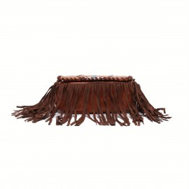 Perfect Casual Vintage Bohemian Style Rivet Crossbody Bag with Tassel Decor, Stitching, Phone Lipstick Coin Compartments for Daily Use, Best Gifts for Carnaval