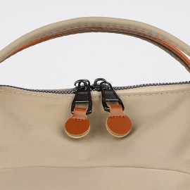 Women's Highland Cow Print Crossbody Bag with Detachable Strap - Durable Polyester Handbag with Zipper Closure, Cute Scottish Cow & Hearts Design, Beige & Brown Casual Everyday Bag for Women, 2D Flat Printing (No Fade), 2D Flat