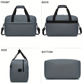 1pc Unisex Travel Bag, Carry-on Luggage Bag, Sports Handbag, Single Shoulder Crossbody Bag, Fitness Bag with Suitcase Cover