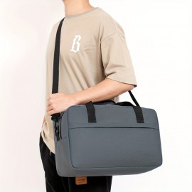 1pc Unisex Travel Bag, Carry-on Luggage Bag, Sports Handbag, Single Shoulder Crossbody Bag, Fitness Bag with Suitcase Cover