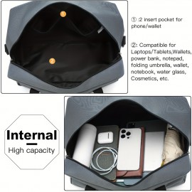 1pc Unisex Travel Bag, Carry-on Luggage Bag, Sports Handbag, Single Shoulder Crossbody Bag, Fitness Bag with Suitcase Cover