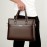 [Stylish Business Briefcase] Stylish Men's Sleek Minimalist Briefcase | Adjustable Strap & Ergonomic Handle, Black Business Laptop Bag for Daily Commute, Office & Professional Use - Professional Laptop Bag, Computer Bag