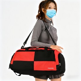 New NnBag Men's Handbag, Multi-Pocket Large Capacity Multifunctional Unisex Travel and Gym Bag - Fashionable Multi-Color, Multifunctional Storage Bag with Large Capacity, Adjustable Shoulder Strap and Separate Shoe Compartment - Durable