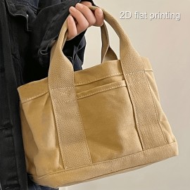 Large Capacity Tote Bag - Beige/ Tan/Black/ - Spacious Everyday Handbag with Sturdy Handles for Work, Travel, School, Shopping - Minimalist Professional & Casual Purse - Easy-Clean Design, Versatile Carryall, Simple Aesthetic, Durable Construction, Spacious Carryall, Office Workers, Women'S Bag, Tote Bag For Women, Travel Bag, Gym Bag, Travel Luggage Bag, Shopping Bag