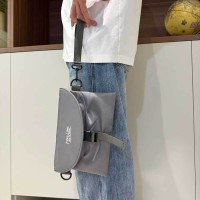 Father'S Day Gift Nylon Crossbody Bag with Tool Pattern, Multi-Functional Layered Design, Adjustable Strap, Machine Washable - Ideal for Daily Commute, Commuter Bag | Functional Design | Durable Strap, Crossbody Bag