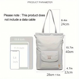 Adjustable Strap Laptop Backpack - Durable Nylon, Zipper Closure, Multiple Compartments, Casual Style, High School Backpack, Casual Backpack | Adjustable Strap Bag | Zippered Backpack