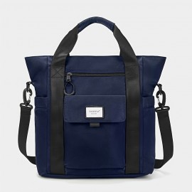 Women's Large Capacity Convertible Backpack - Stylish Multi-Compartment Travel Backpack with Detachable Crossbody/Handheld Bag, Adjustable Padded Shoulder Straps, Durable Polyester for Commuting, Work, School & Travel - White/Black (Hand Washable) - Versatile Everyday Backpack for Women