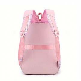 Calvin Inspired Backpack - Large Capacity School, Travel, Work Bag with Ergonomic Padded Straps, Multiple Compartments, Zipper Closure - Durable Nylon Backpack for Women & Men, Everyday Commute, College, Business - Available in Pink, Blue, Black - Machine Washable, Backpack for Travel, College Essentials, Geometric Pattern, Sturdy Construction, Versatile Carryall, Daily Commuters, Casual Style, Highquality Fabric, Office Workers, Women'S Backpack, Small Backpack For Volleyball, Jt