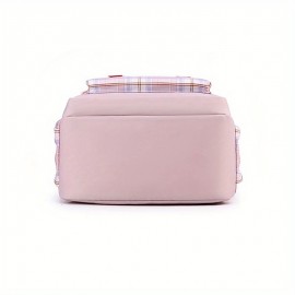 Calvin Inspired Backpack - Large Capacity School, Travel, Work Bag with Ergonomic Padded Straps, Multiple Compartments, Zipper Closure - Durable Nylon Backpack for Women & Men, Everyday Commute, College, Business - Available in Pink, Blue, Black - Machine Washable, Backpack for Travel, College Essentials, Geometric Pattern, Sturdy Construction, Versatile Carryall, Daily Commuters, Casual Style, Highquality Fabric, Office Workers, Women'S Backpack, Small Backpack For Volleyball, Jt