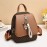 Stylish Women's High Quality Synthetic Leather Backpack - Soft Shell Lightweight Travel Bag with Multiple Pockets, Adjustable Straps & Charms (Bright Pink/Coffee Brown/Terracotta/Black), Casual Daypack, Backpack for Travel