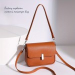 Women'S Genuine Leather Crossbody Bag - Minimalist Small Square Purse with Zipper Closure, Elegant Everyday & Formal Handbag, Durable Oil-Tanned Edges, Easy-Clean Women'S Shoulder Bag for Work, Parties, Travel - Luxury Leather Bag, Versatile Accessory, Sleek Design, Highquality Finish, Compact Handbag, Fashion Lovers, Elegant Handbag For Women, Work Bag For Women, Stylish Bag For Women, Bag For Women High Quality, Fashionable Women Bags, Bag For Lady