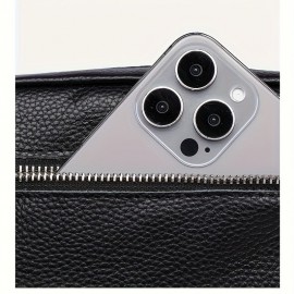 Women'S Genuine Leather Crossbody Bag - Large Capacity Retro Square Handbag with Detachable Strap, Golden-Tone Hardware & Zipper Closure, Elegant White/Black/Coffee/Green/Blue - Versatile Everyday & Special Occasion Purse, Durable Cowhide Leather Sh