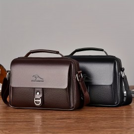 Premium Men's Sling Bag - Spacious Commuter Sling Bag for Work & Travel | Stylish Single Shoulder Messenger Bag | Versatile Black & Brown Multi-Compartment Bag | Laptop Bag | Business Document File Portfolio
