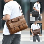 Men's Crossbody Bag - New Business Briefcase, Large Capacity Laptop Backpack with Premium Design, Minimalist Shoulder Tote for Men