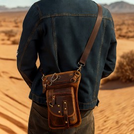 Practical Small Waist Bag Single Shoulder Men's Leg Pack by2141