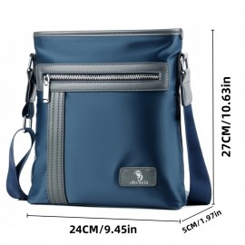 Men'S Navy Blue Crossbody Bag with Adjustable Strap - Soft, Durable Fabric, Multiple Compartments for Laptop, Tablet, and Essentials - Perfect for Travel, Sports, Camping, and Daily Commute - Ideal Gift for Halloween and Christmas, Travel Bag