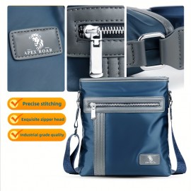 Men'S Navy Blue Crossbody Bag with Adjustable Strap - Soft, Durable Fabric, Multiple Compartments for Laptop, Tablet, and Essentials - Perfect for Travel, Sports, Camping, and Daily Commute - Ideal Gift for Halloween and Christmas, Travel Bag