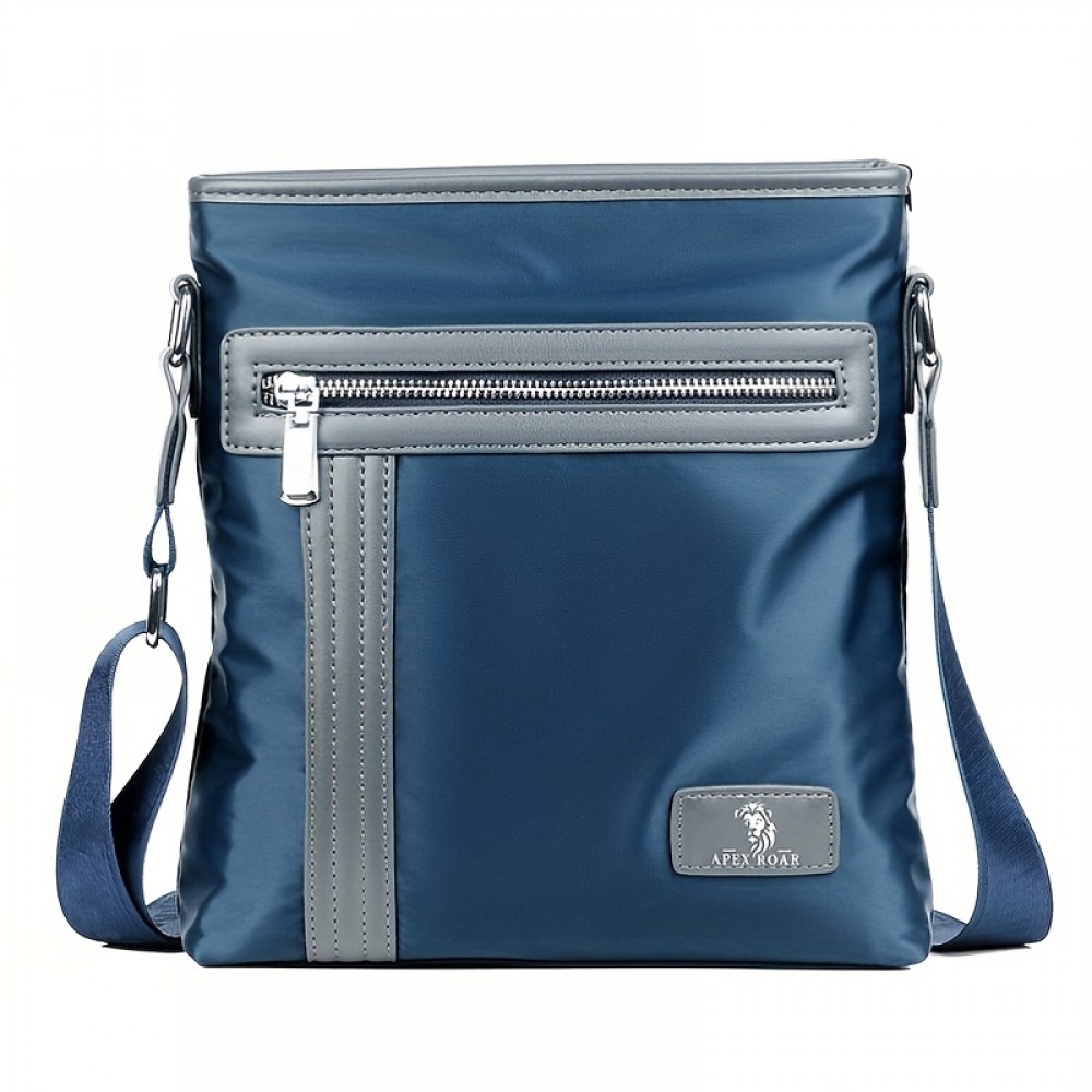 Men'S Navy Blue Crossbody Bag with Adjustable Strap - Soft, Durable Fabric, Multiple Compartments for Laptop, Tablet, and Essentials - Perfect for Travel, Sports, Camping, and Daily Commute - Ideal Gift for Halloween and Christmas, Travel Bag