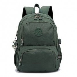 Women'S Minimalist Backpack - Lightweight Everyday Backpack with Snap Closure, Spacious Main Compartment & Front Pocket - Durable Polyester Bag for Women, School, Travel, Work, Commute - Elegant Red Backpack for Everyday & Formal Use, Backpack for Travel, Work Essentials, Sleek Design, Sturdy Construction, Daily Commuters, Casual Style, Highquality Fabric, Office Workers, Travel Essentials, Commuter Backpack, Reliable Clip, Busy Professionals