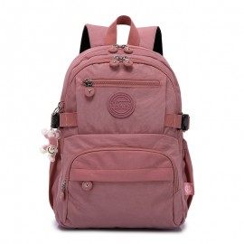 Women's Large Capacity Backpack - Heavy-Duty Nylon School Backpack with Multiple Zippered Compartments, Adjustable Padded Shoulder Straps & Laptop Sleeve, Lightweight Backpack for College, Travel, - Available in Navy Blue, Lake Blue, Burgundy, Black - Ideal Gift for Women,W - Stylish & Functional Everyday Backpack, Backpack For Women, Bags For Women, Travel Backpack, Back Pack For Womens, Backpacks For Women, Bagpack For Women, Backpack For Women Travel, Backpack For School,